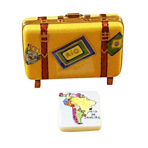 The Rio Suitcase for Travel, a Limoges keepsake with true French charm