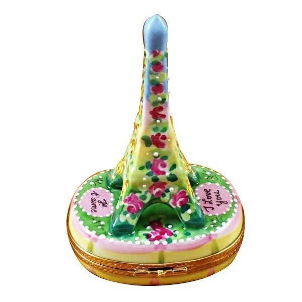 Gift idea for someone who loves France: Romantic Eiffel Tower Limoges box
