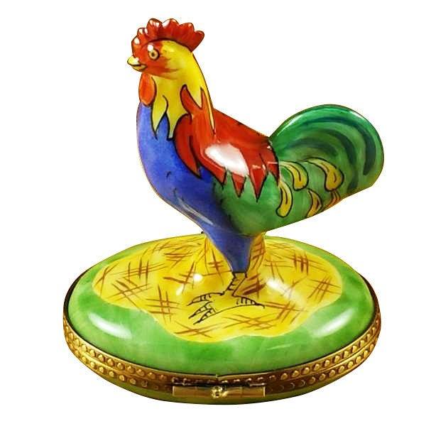 Rooster Limoges Box for Collectors, view 3