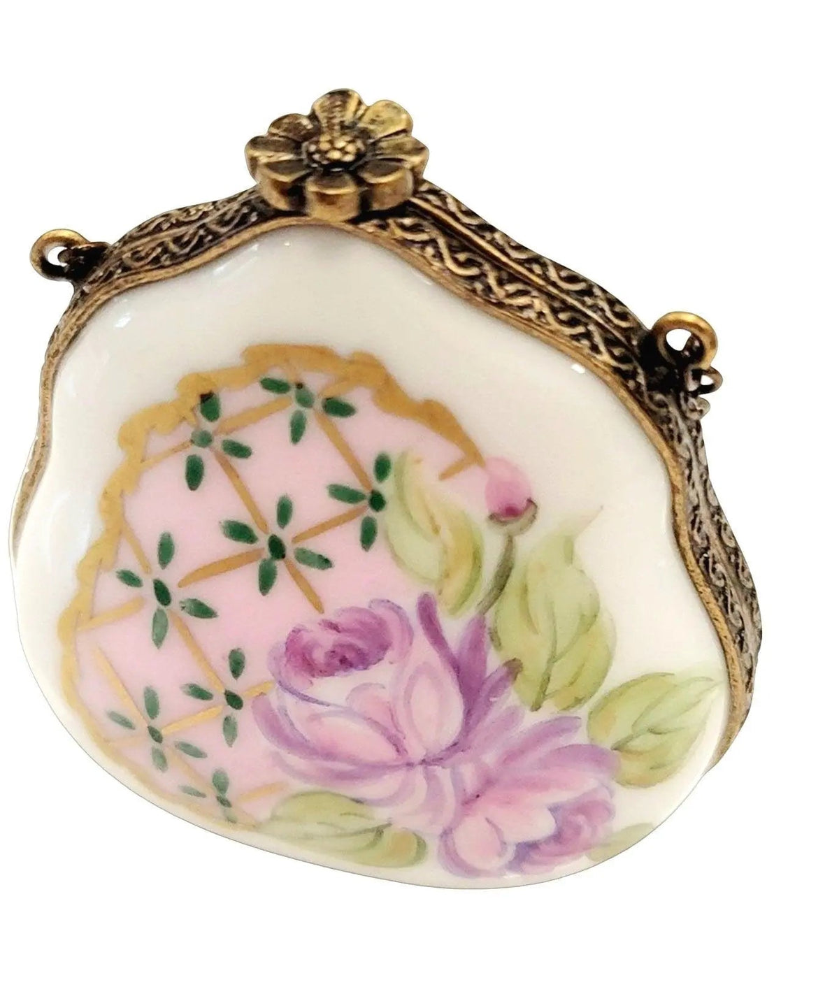 Purse Rose Pink Special Limoges Box, view 2