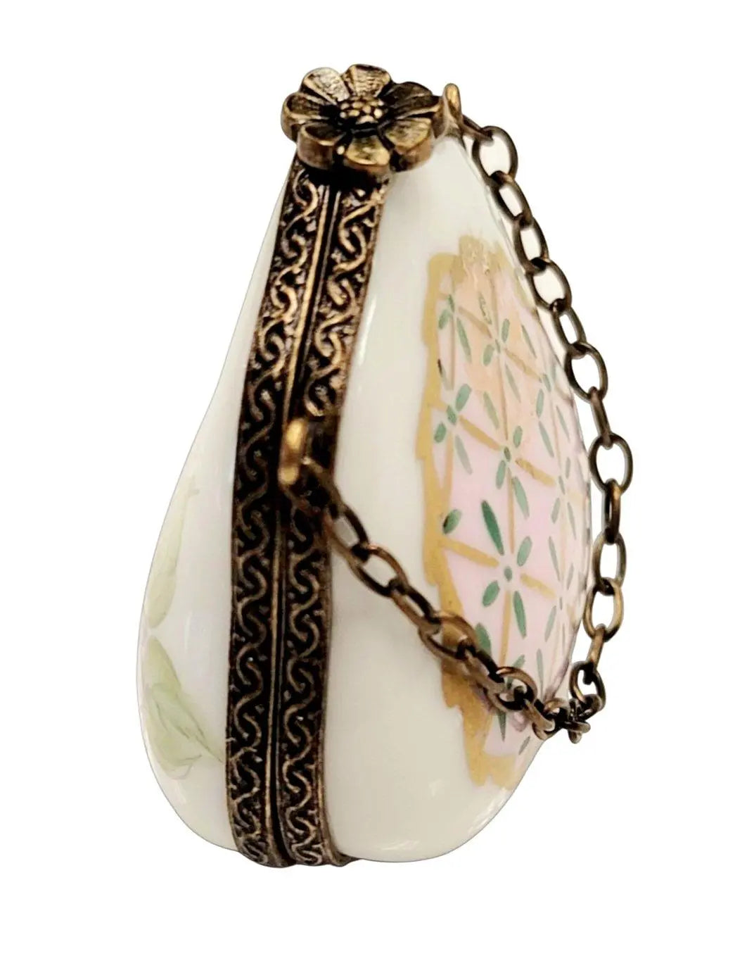Purse Rose Pink Special Limoges Box, view 4