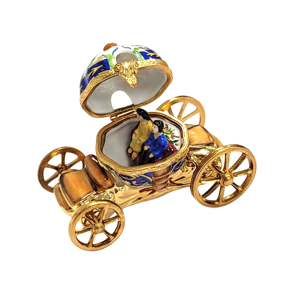 Royal Coach Queen King Limoges Box, view 2