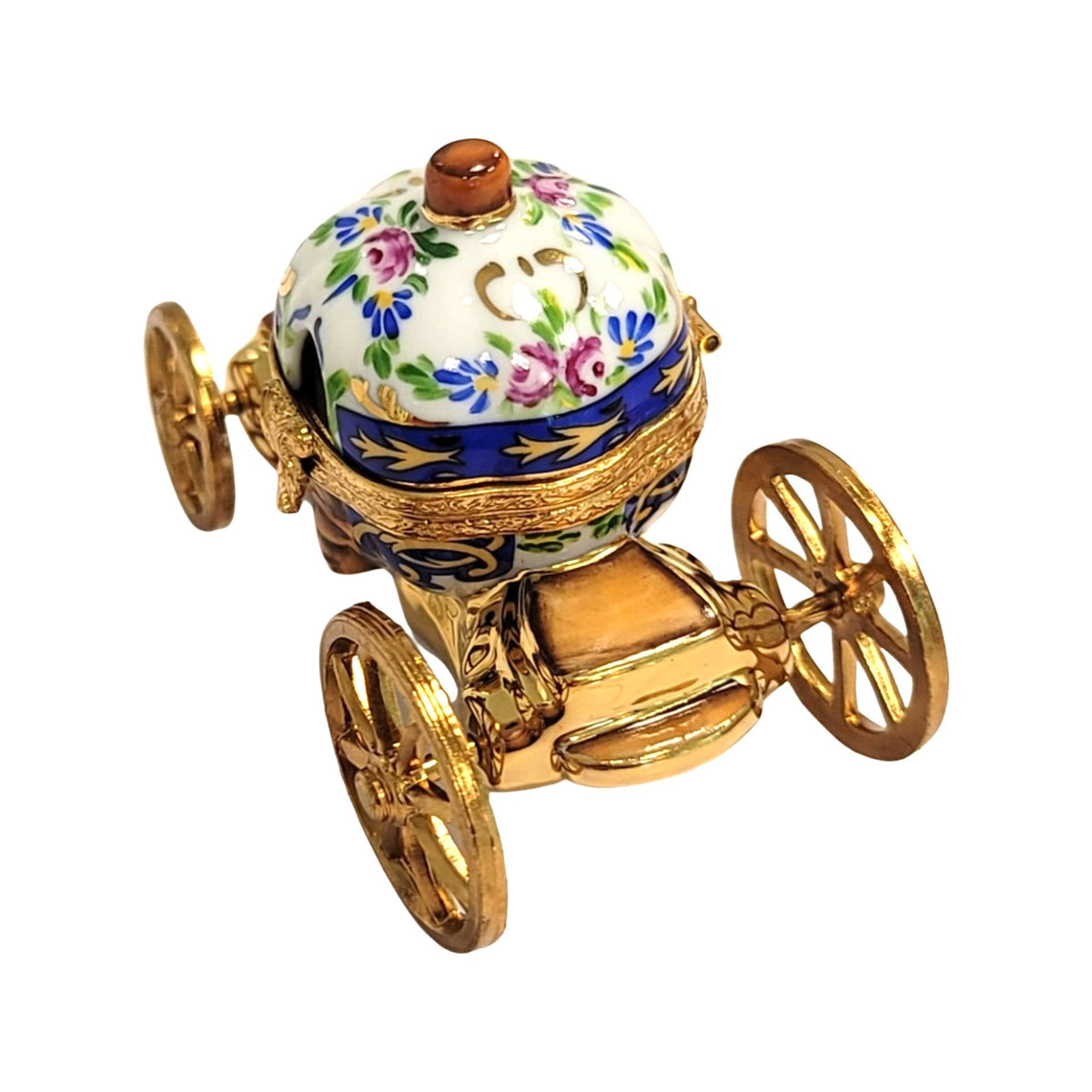 Royal Coach Queen King Limoges Box, view 3