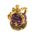 Royal Crown Limoges Box Figurine, a hand-painted Limoges porcelain gift