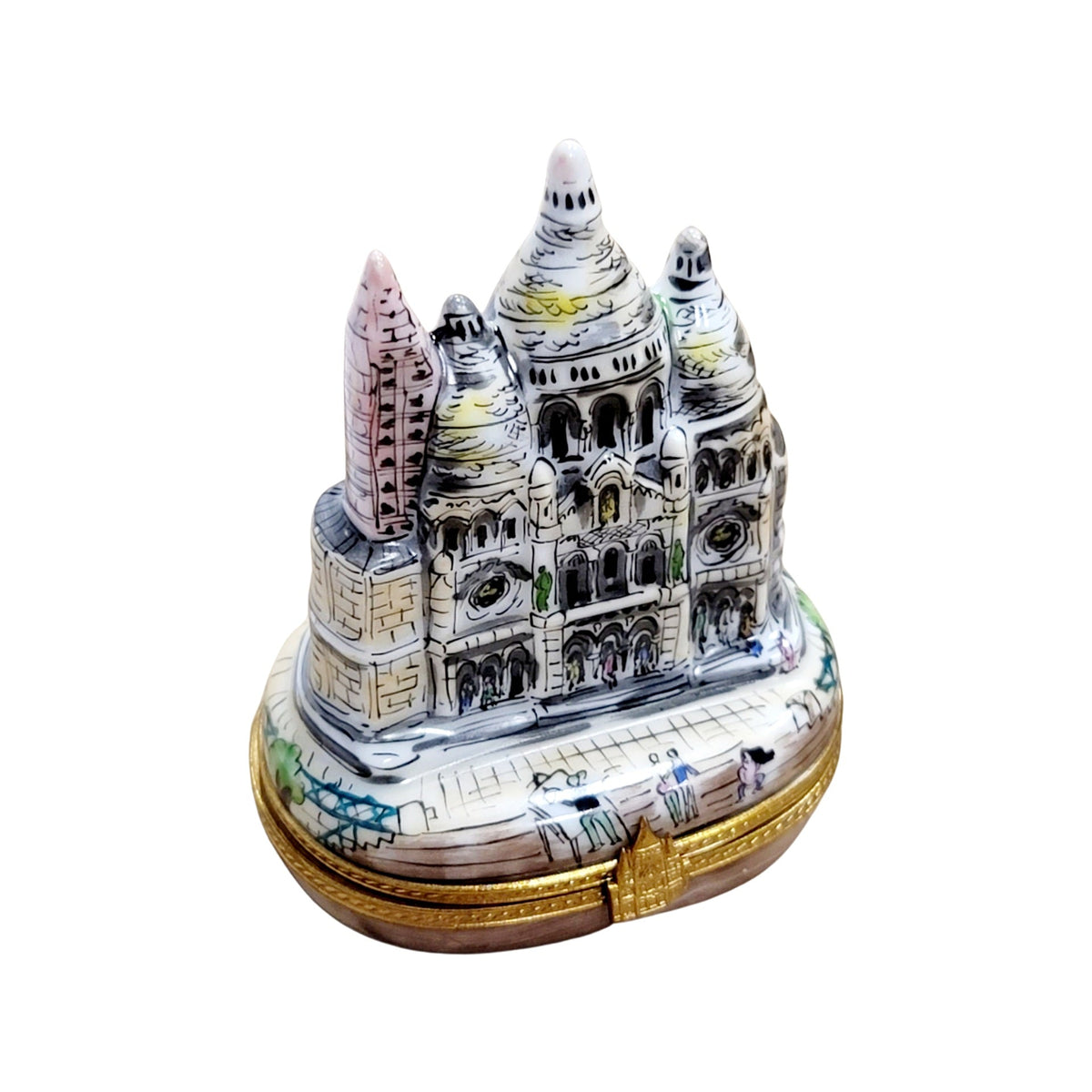 Sacre Coeur France French Basilica Limoges Box Gift, a hand-painted Limoges porcelain gift