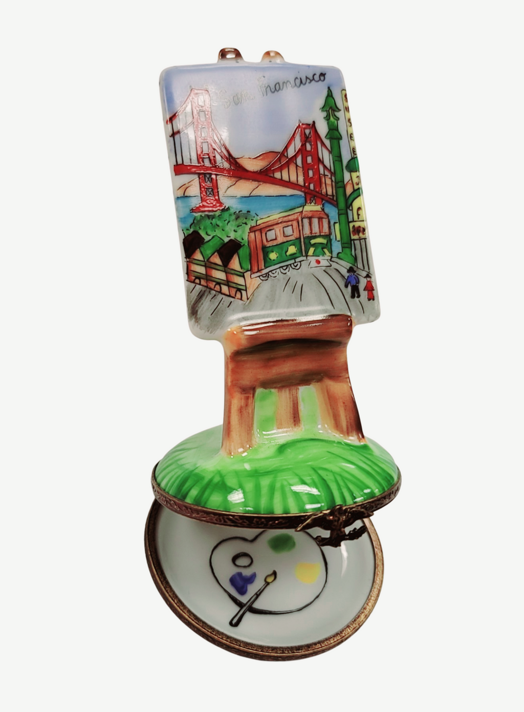 San Francisco Easel Limoges Box for Art Lovers, view 2