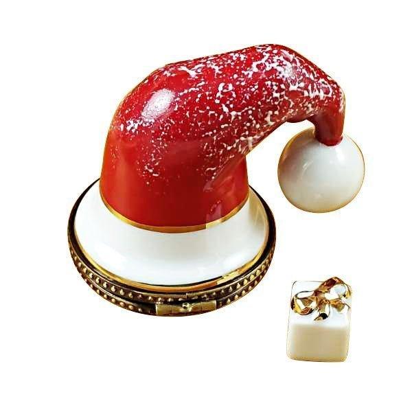 Santa Hat with Present Limoges Box for Holiday Cheer, view 3