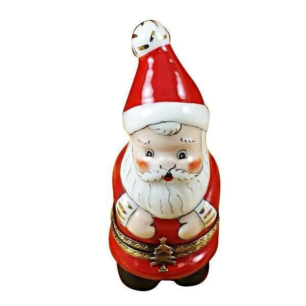 Santa Nesting with Ball on Top Limoges Box for Holiday Decor, view 5