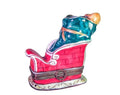 Santa's Sleigh w Toys Limoges Box Figurine Christmas, a hand-painted Limoges porcelain gift