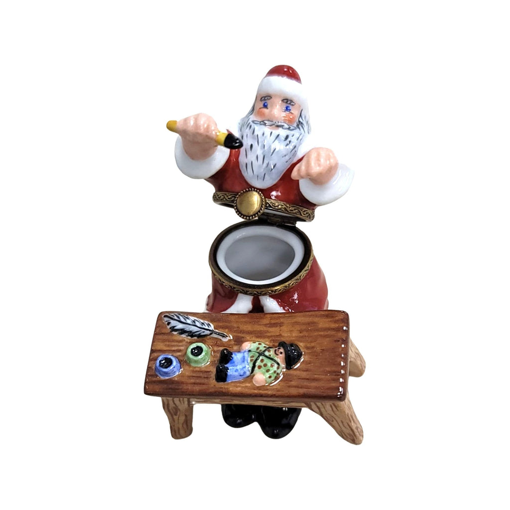Santa Workshop Figurine Limoges Box, view 2