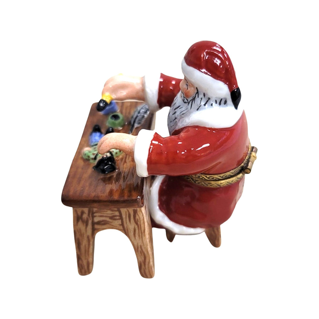 Santa Workshop Figurine Limoges Box, view 3
