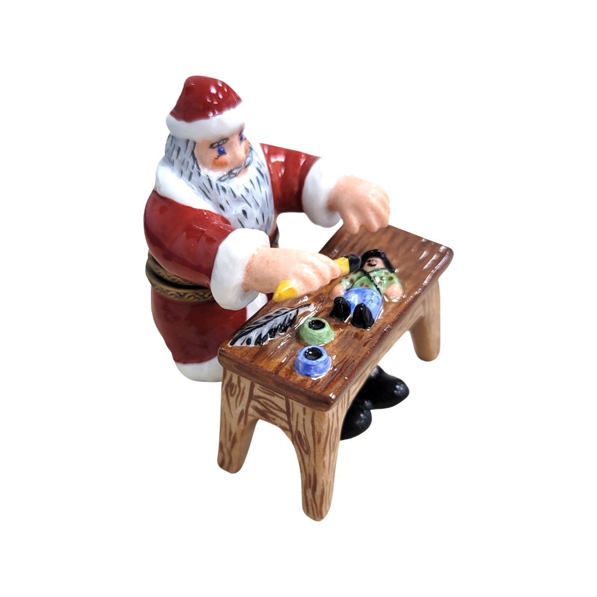 Santa Workshop Figurine Limoges Box, view 5