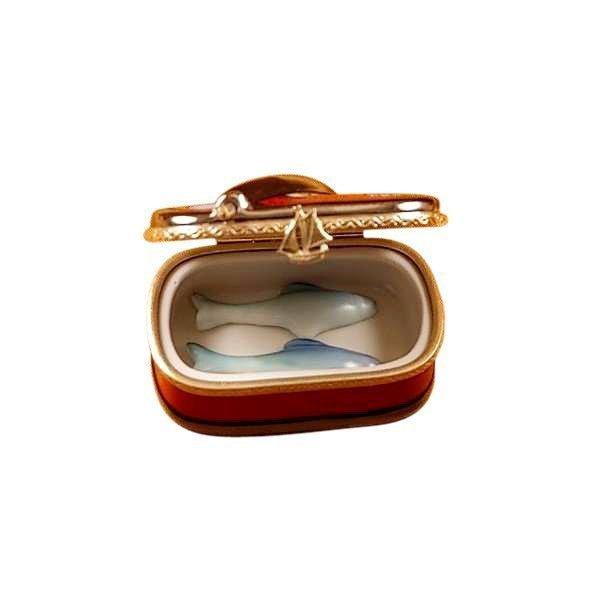 Sardine Box with Sardines Limoges Box, view 2