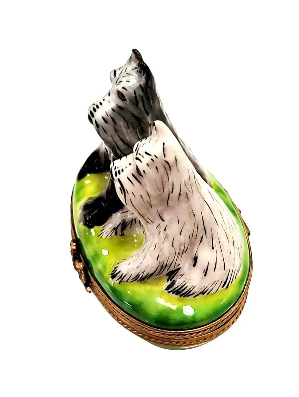 Salt Pepper Schnauzers Limoges Box, view 3