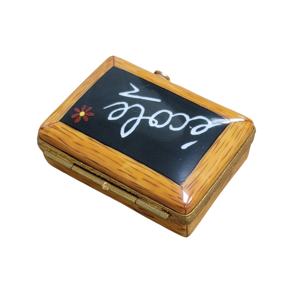 The Charming School Chalk Board for Teachers, a Limoges keepsake with true French charm