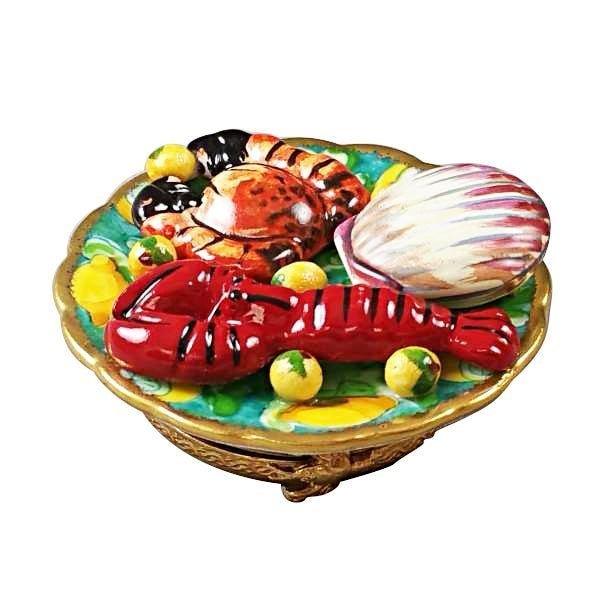 Seafood Platter Limoges Box for Collectors, view 3