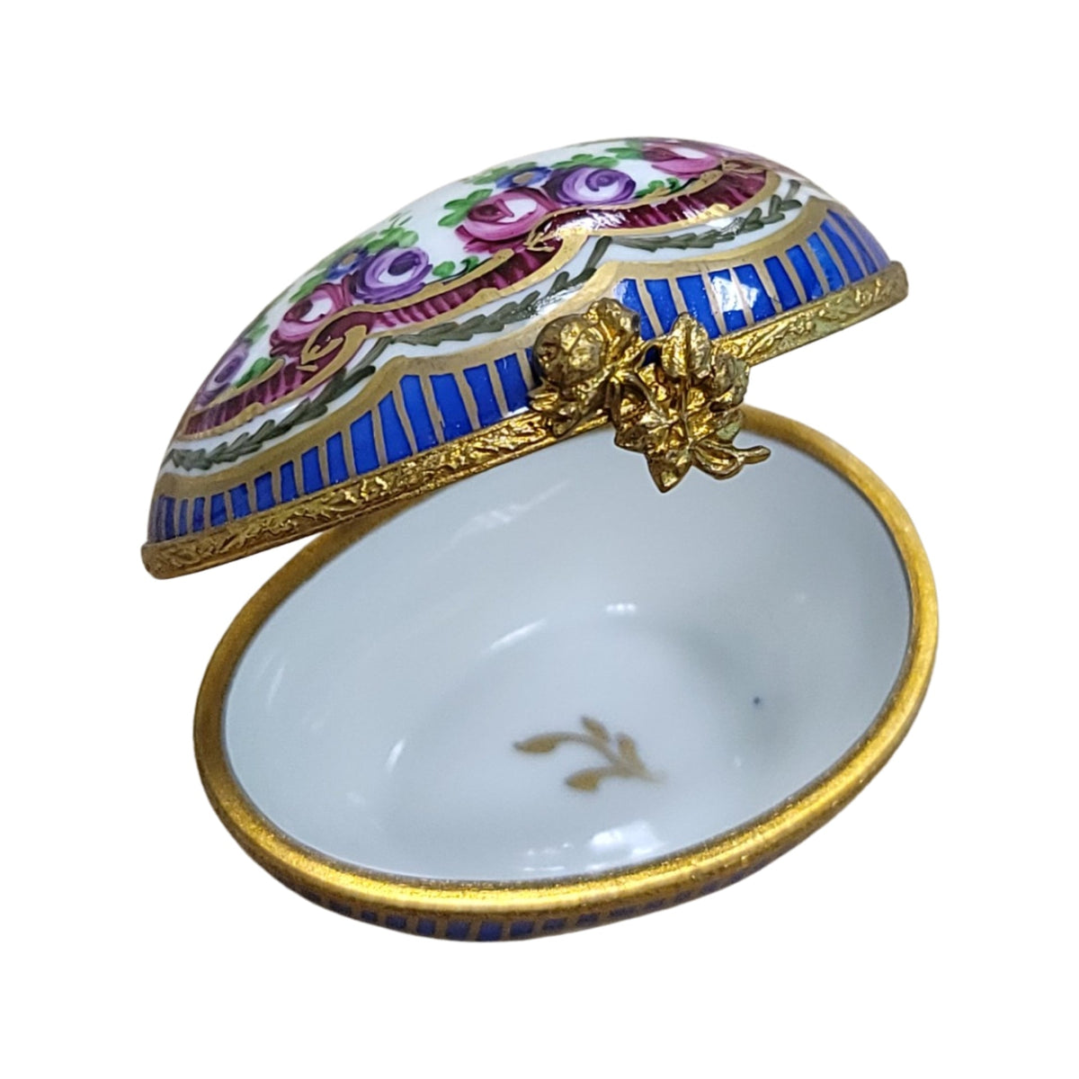 Sevre Roses Egg for Elegant Gifting, view 2