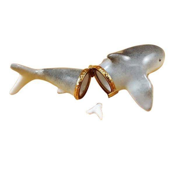 A thoughtful gift for Francophiles: the Shark with Removable Tooth Limoges box