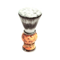 Shaving Brush Brown Limoges Box Gift for Collectors, a hand-painted Limoges porcelain gift