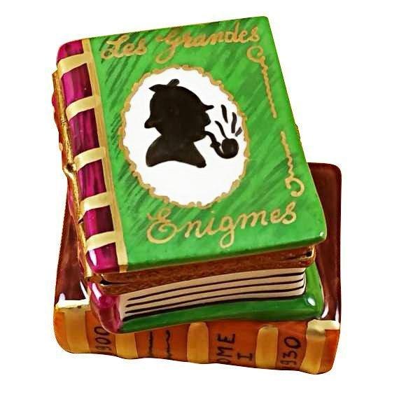 Fine French craftsmanship on the Sherlock Holmes Limoges box, painted by hand