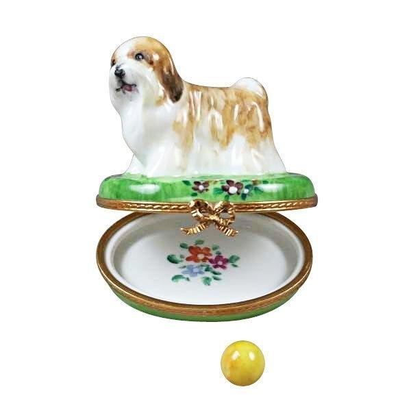 A thoughtful gift for Francophiles: the Shih Tzu Brown Limoges box