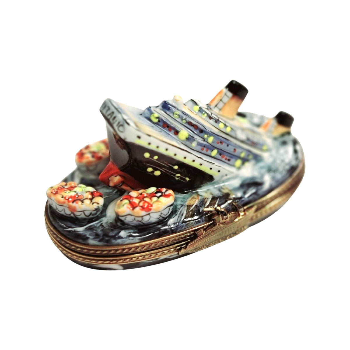 The Sinking Titanic, a Limoges keepsake with true French charm