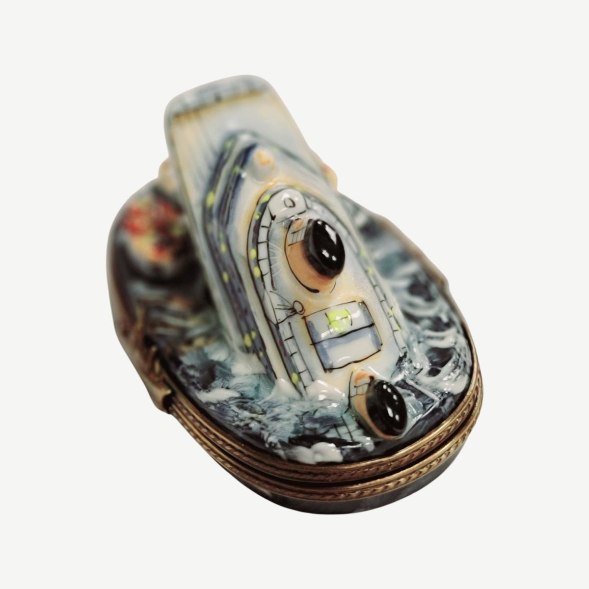 Sinking Titanic Limoges Box for Collectors, view 8