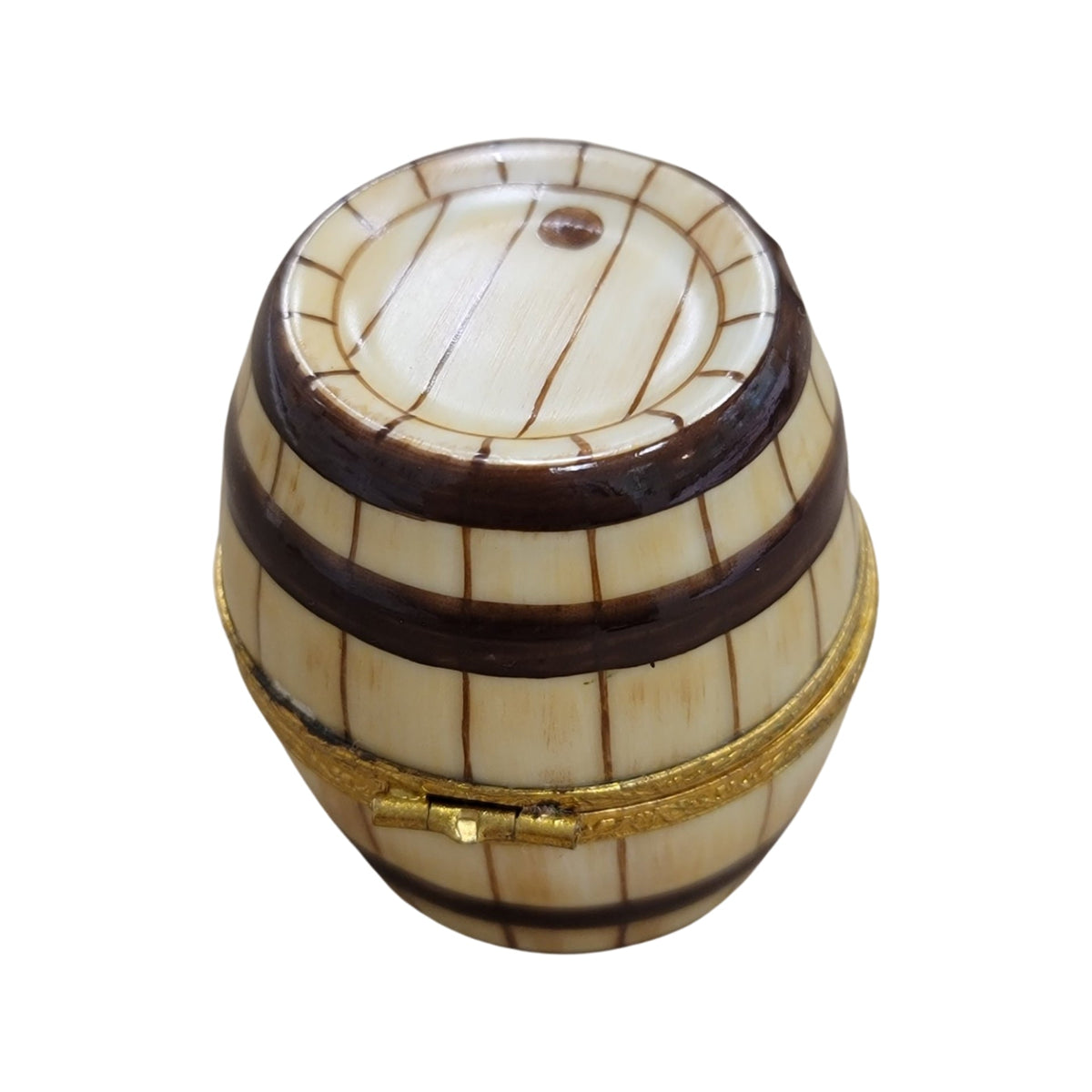 Six Wine Bottles in Barrel Figurine, view 4