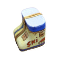 Ski Boots in Case Skiing Skier Limoges Box Figurine, a hand-painted Limoges porcelain gift