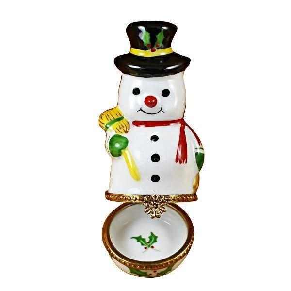 Snowman Limoges Box for Holiday Gifting, view 2