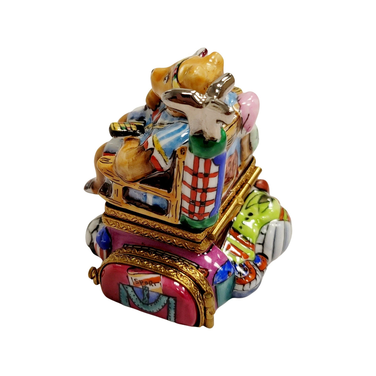 Sports Nut Bear Figurine for Sports Lovers, view 3
