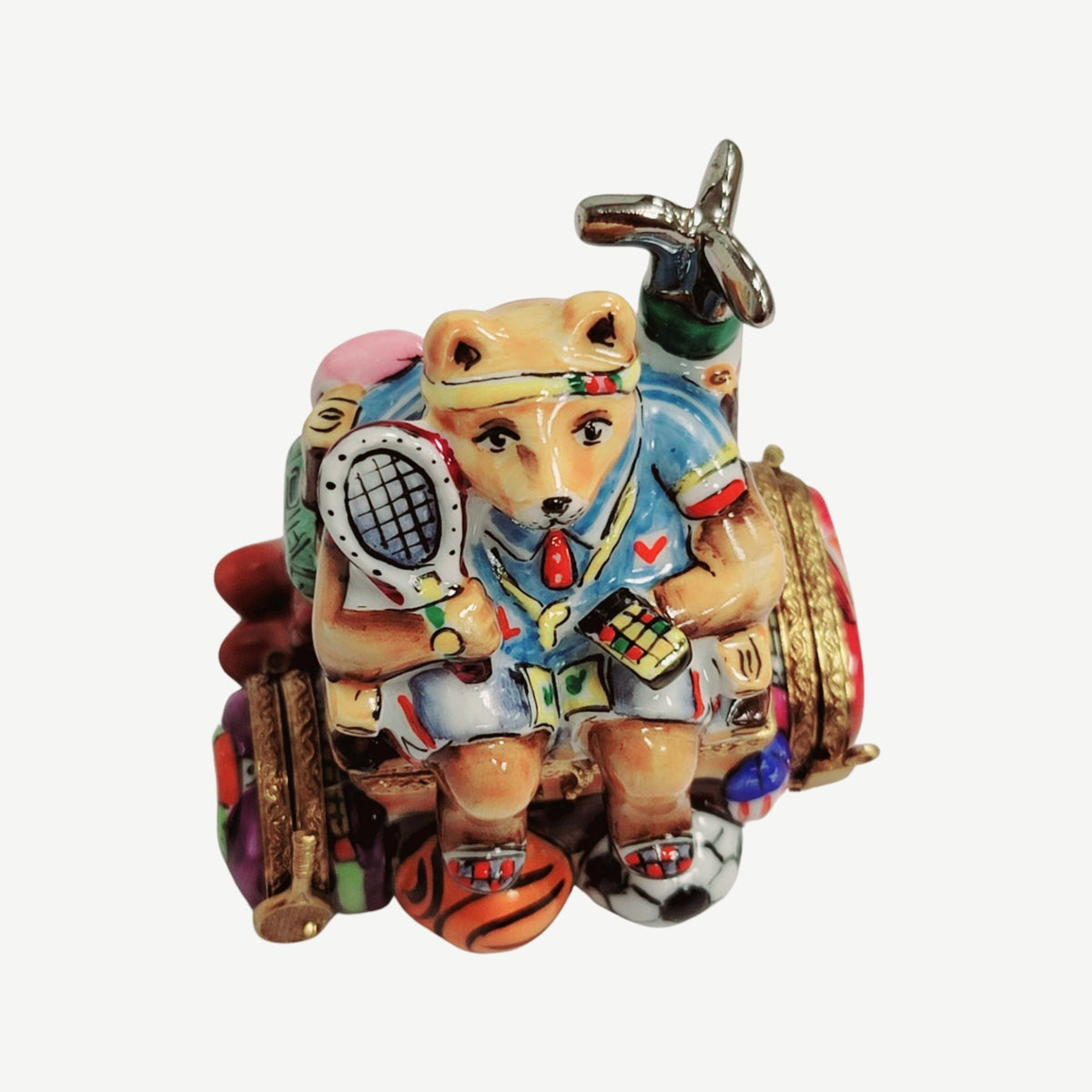 Sports Nut Bear Figurine for Sports Lovers, view 6