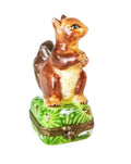 Genuine Squirrel Limoges box painted by hand in France, from Limoges Boutique