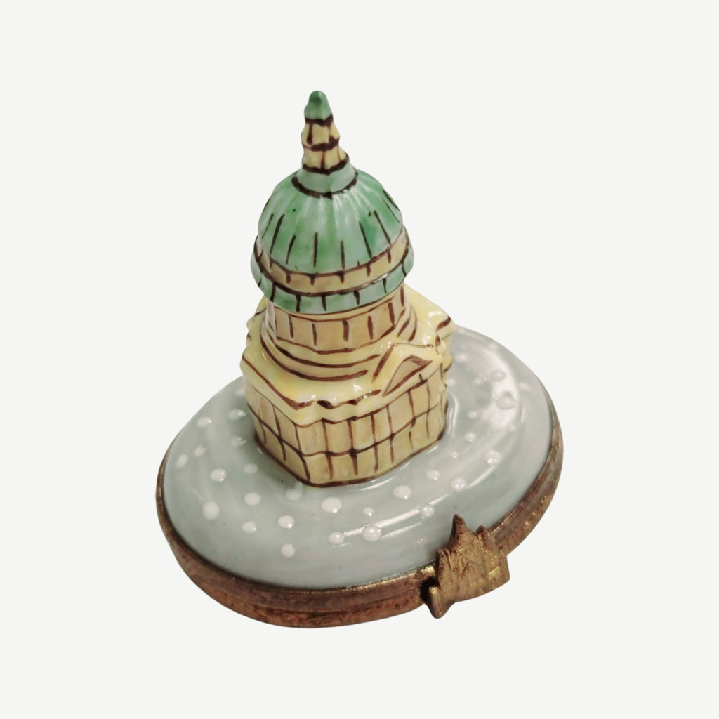 St Paul's Cathedral London Porcelain Art Object, a hand-painted Limoges porcelain gift
