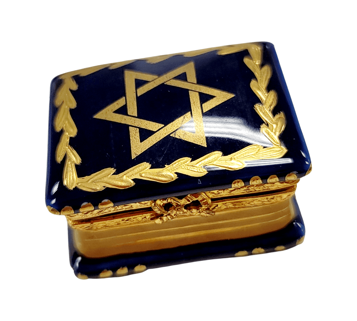 Star of David Book Hanukkah Limoges Box Gift, view 7