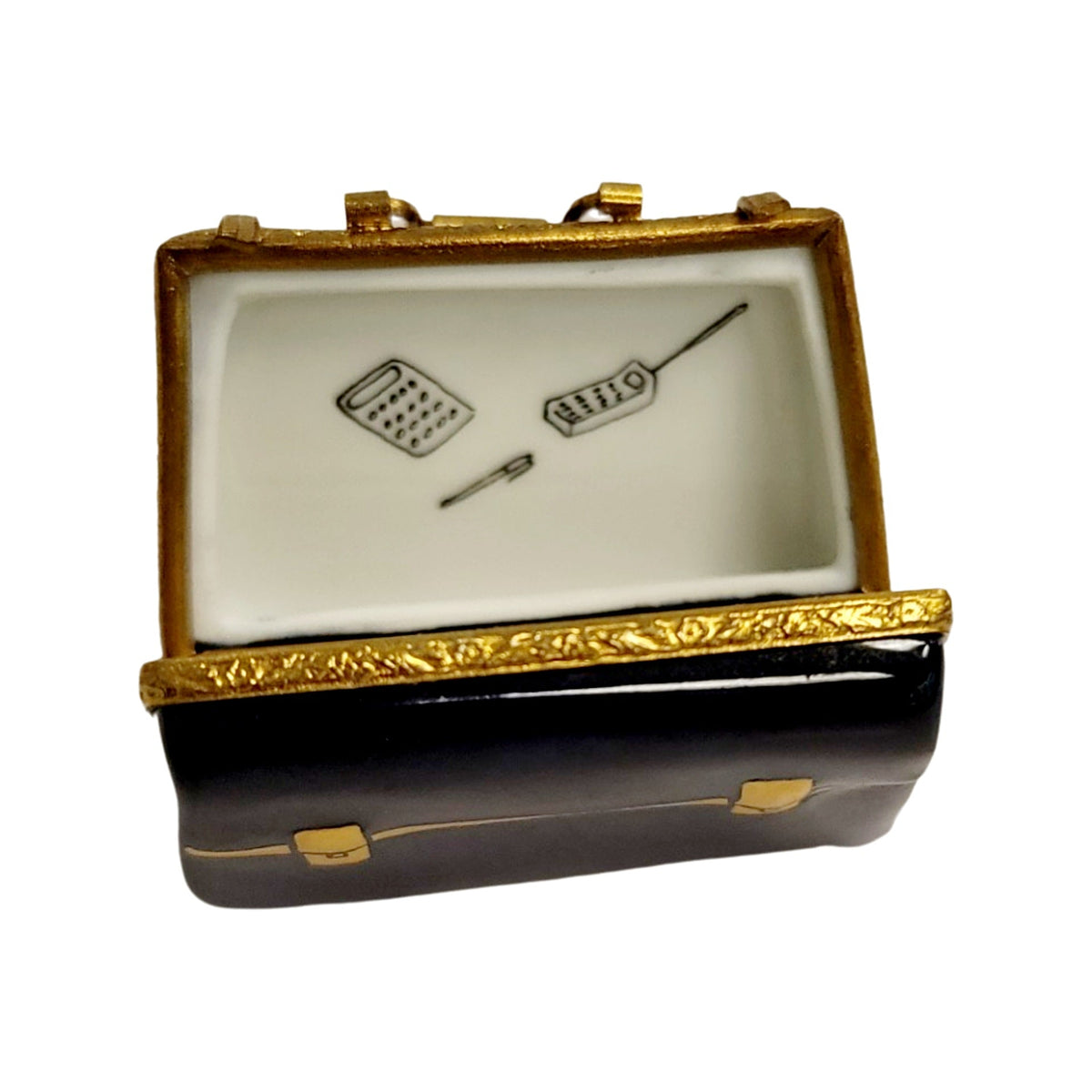 Elegant Limoges Suitcase Keepsake for Collectors, view 2