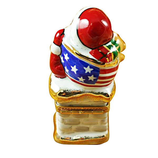Santa on Chimney, view 3