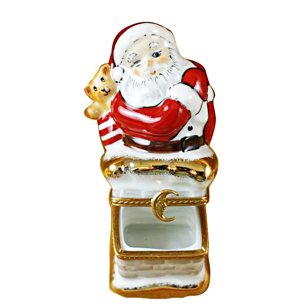 Santa on Chimney, view 2