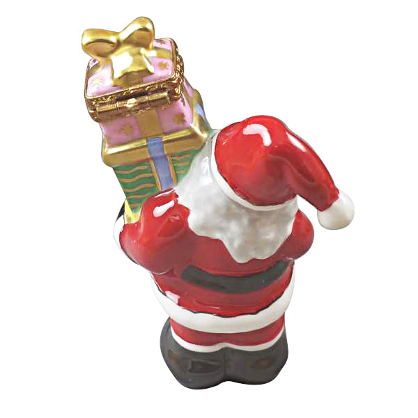 Small Santa w Stacked Presents, view 3