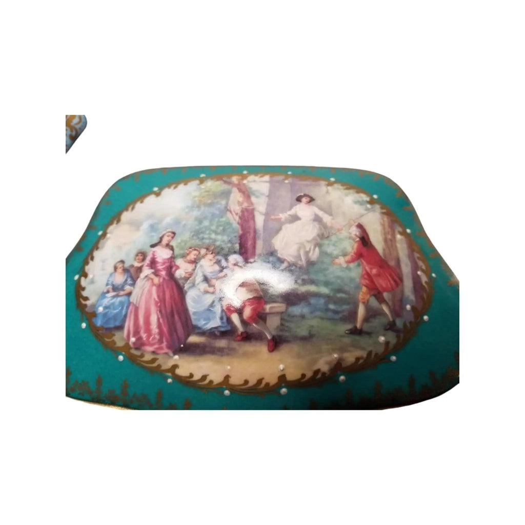 Serenade Woman Teal Chest Jewelry Box, view 6