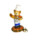 Teddy Bear Chef Limoges Box for Collectors, a hand-painted Limoges porcelain gift