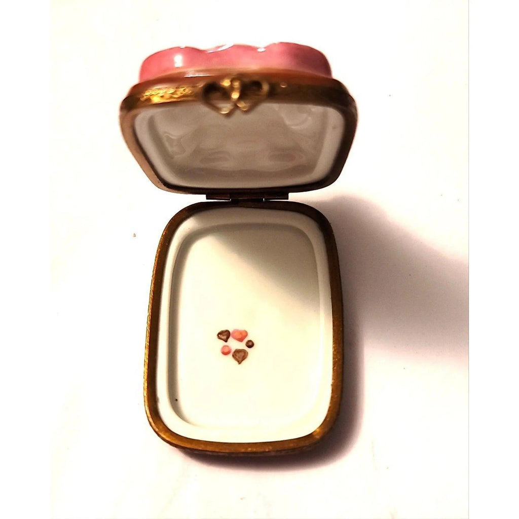 Teddy Bear Cookie Love Limoges Box, view 2
