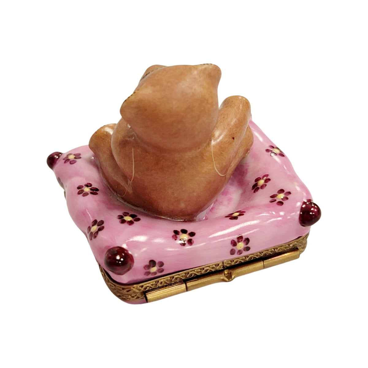 Teddy Bear Porcelain Art Limoges Box, view 4