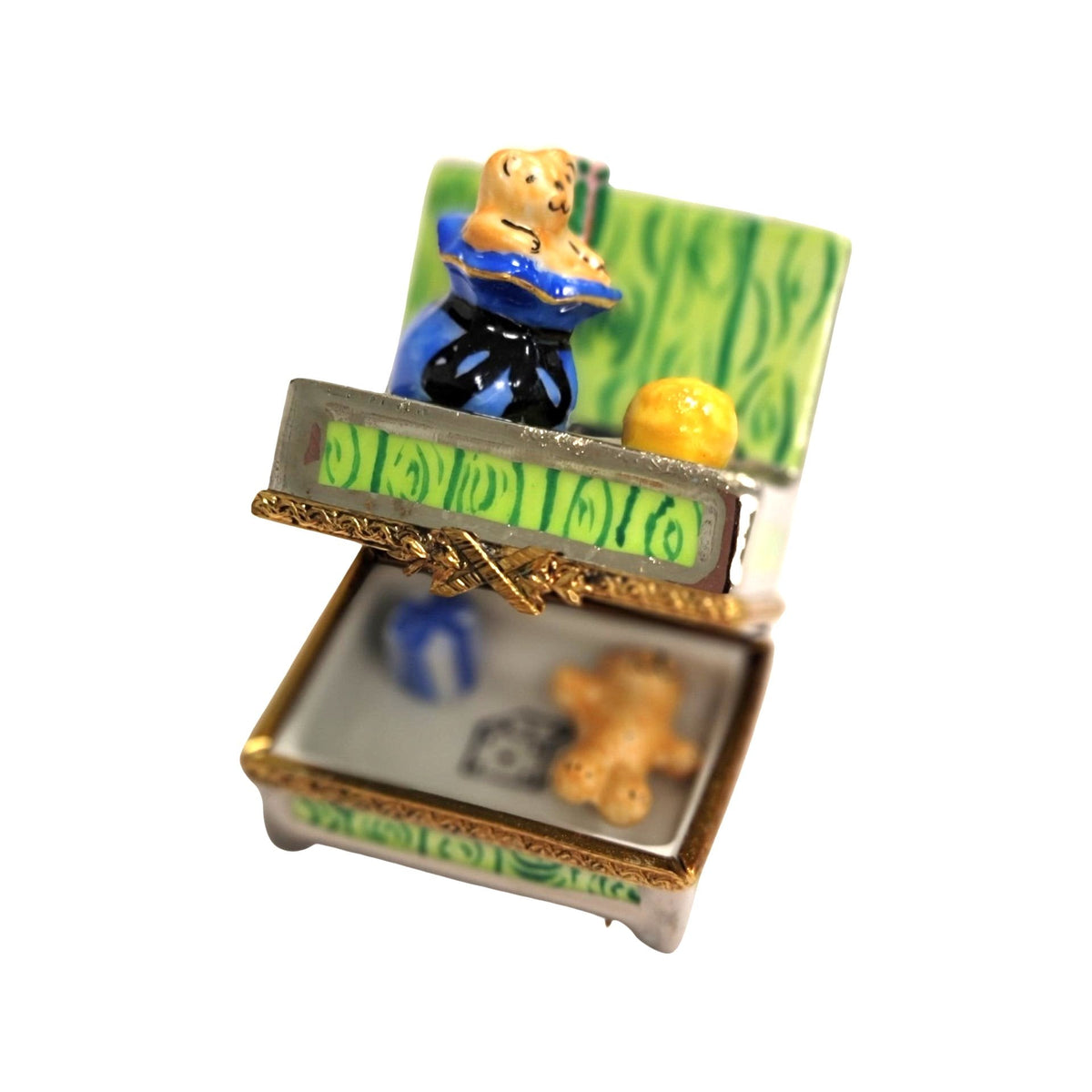 Green Toy Chest Teddy Bear Box, view 2