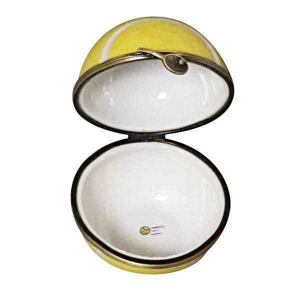 Treasured French collectible: Tennis Ball Limoges box, painted by hand