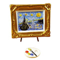 The Starry Night Van Gogh Limoges Box, a hand-painted Limoges porcelain gift