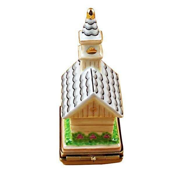 Fine art lovers will admire this Wedding Church for Couples Limoges box