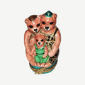 Three Bears Mamma Pappa Baby Limoges Box Figurine, a hand-painted Limoges porcelain gift