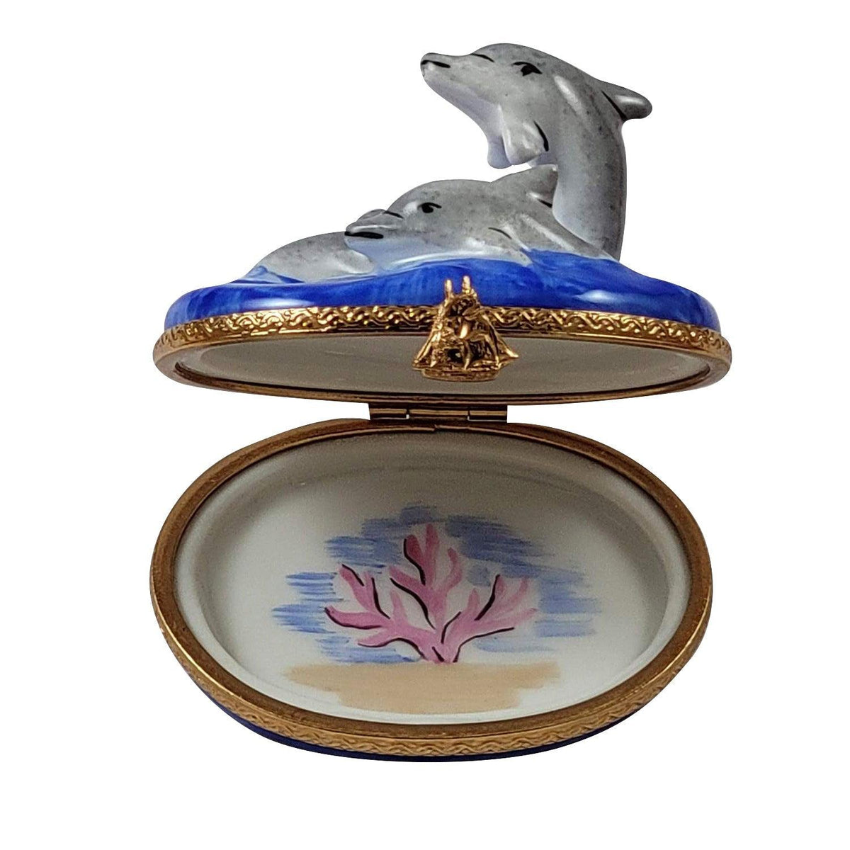 The Three Dolphins, a Limoges keepsake with true French charm