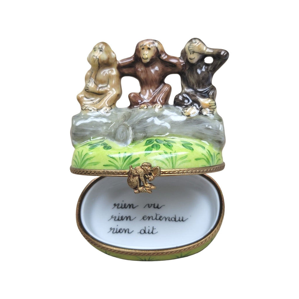 Three Wise Monkeys Figurine for Home Decor, view 2